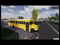 Roblox - Central New York - HS and MS PM Routes in a 2023 BBV (310, my route bus)