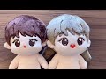 雜學紀錄01 | 手作棉花娃全紀錄、閒聊、棉花娃娃手作Vlog | 20cm玩偶 | handmade kpopdoll | 솜인형 만들기 | plush doll | 自作ぬい