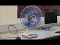 Brought a vintage fan to a hot university classroom