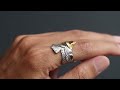 handmade eagle ring - how to make jewellery