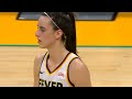 CAITLIN CLARK SHUTS UP BOOING CROWD INFRONT OF KLAY THOMPSON