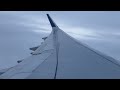 JetBlue A321 RAINY AND CLOUDY Takeoff from San Francisco