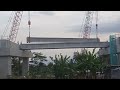 PROSES PEMASANGAN GIRDER TOL JOGJA BAWEN DENGAN CRANE