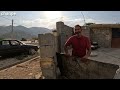 Hope for life again for the displaced child & his mother among the ruins