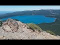 View of Newberry Caldera from top of Paulina Peak - June 2021