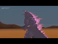 Mecha Godzilla vs. Evolved Godzilla | StickNodes Animation