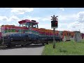 Železniční přejezd Vraňany (trať 094) (CZ) - 19.7.2024 / Railroad crossing