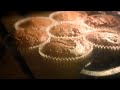 30x speed time lapse muffins rising while baking 4K