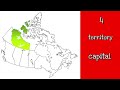 Learning & Memorizing Canada's Provinces & Territories | Review & Trivia Game (TEST YOUR KNOWLEDGE)