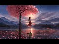 Girl And Sakura View Live Wallpaper