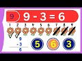 10 ability booster math quiz for kids | Subtraction Quiz