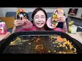 ENG SUB) Fire BULDAK spicy noodles party 🔥 Korean Convenience Store Ramen Party Eatingshow Ssoyoung