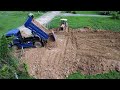 Best pushing soil on grass & Jugle prepare place it like best place to make school by dozer & truck