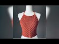 Crochet Summer Top ideas | Crochet crop top knitting ideas| Crochet top with jeans | knitting ideas