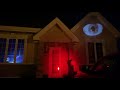 Halloween decoration projector animation creepy