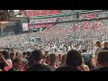 Crowd singing Bohemian Rhapsody before Green Day at Wembley 29th June 24