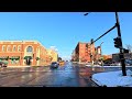 Driving Around the KU Campus & Downtown Lawrence, Kansas in 4k Video