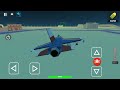 Flight pilot military training role-play in Simple Sandbox 2