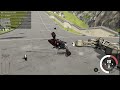 Big crashes at the car jump arena!-BeamNG drive