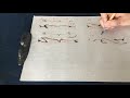 Basi di calligrafia giapponese 仮名書道 Kanashodo 三字連綿　tre lettere con renmensen.