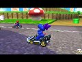Playable Banana in Mario Kart 7 (Mushroom Cup)