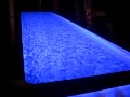 Custom Bubble Bartop, color-changing LED, testing unit