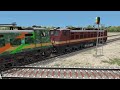Twelve Trains Crossing Each other at Diamond Crossing | BeamNG.Drive