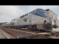 Trains In The Street! | Eight CSX freight trains & Amtrak passenger trains | Ashland, VA | 4K Video