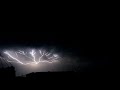 nice lightning strike - slow motion