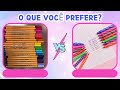 🔁🎒 O QUE VOCÊ PREFERE? 📒 | +60 PERGUNTAS DE VOLTA ÀS AULAS 📚🎓 | jogo das escolhas  #quiz