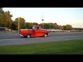 muscle cars leaving car show