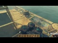 TOP OF 4 STORY RAFT TURNING INTO HOUSE, Killing and Eating Sharks, Raft Expansion - Raft Gameplay