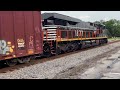 M41004 cruises through on the A-line with the Chicago and Eastern Illinois heritage unit!