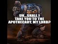 Lion El'Jonson hears the news | Warhammer 40k meme dub