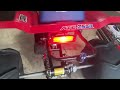 1986 ATC250R LED Exhaust cold start up