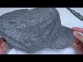 BIG SIZE Military Style Hat, Flat Top Cap - Unboxing