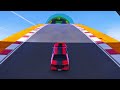 GTA V Amazing Mega Ramp with Spiderman, hulk, Rhin & Superheroes By Super Cars, SUVs & race truck