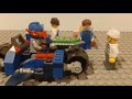 Tom and Harry building cars. Lego stopmotion