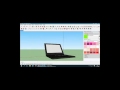 Diseño y visualización de una laptop en 3D
