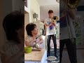 Kid tortures his mom with the soundtrack to her life!