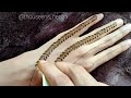 Beautiful Trending 3 Different Eid Henna Design Tutorials | Eid Henna Designs 2024 #thouseenshenna