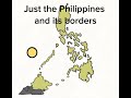 Just the Philippines and its borders, nothing else. #fyp #geography