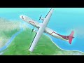 Aerocotlye flight 320 Crash Animation