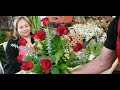 How to arrange a dozen roses. Michael Gaffney.