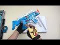 Toy gun unboxing inspection, electric gun sound and light testing, AK47 assault rifle testing