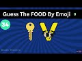 🍔🍗🍖 Can You Guess The FOOD By Emoji 🍕 | guess the food by emoji | guess the food challenge | quiz🍟