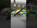 police crash car into traffic light!