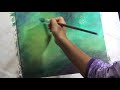 How to paint an easy Mottled Background – Acrylic tutorial and blending exercise