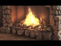 Mesmerizing Fireplace Close-Up: Crackling Flames for Relaxation & Stress Relief 🔥 | 🎶 Brown Noise