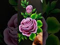 How to Paint Easy One Stroke Flower Painting |  One Stroke Acrylic Painting